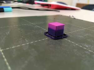 3D-gedruckter Farbwechselwürfel